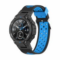 Suitable For Huami Amazfit T Rex / T Rex Pro Two Color Breathable Hole Pin Buckle Strap Intelligent Accessories Dropship
