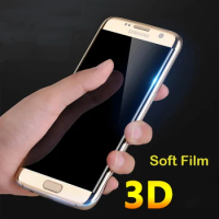 2PCS PET Screen Protector For Samsung S7 edge Protective Film For S23 S20 S8 S9 S10 PLUS Note 9 10 Pro Soft Film Not Glass