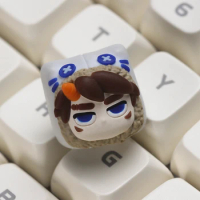 ECHOME Constellation Theme Keycap Custom Button Cat Personalized Anime Keycap Mechanical Keyboard Caps Gaming Accessory Rainy75