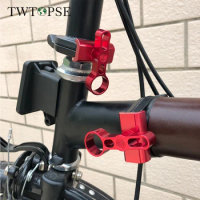 TWTOPSE Aluminum Alloy Bicycle Bike Magnetic Hinge Clamp Plate Lever Set For 3SIXTY For Brompton Folding Bike Cycling C Hook