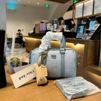 Chio2nd - Túi Đeo Chéo Dáng Trống Denim Loại 1 By.halinh