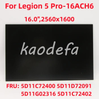 For Lenovo Legion 5 Pro-16ACH6 LCD Screen 16.0", WQXGA, Non-Touch,2560x1600 FRU: 5D11C72400 5D11D72091 5D11G02316 5D11C72402