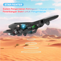 Tatajoy Pesawat Remote Control Terbang 2.4Ghz Pesawat Mainan Stunt Rc Mainan Pesawat Terbang Generas