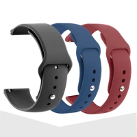 22mm Watch Strap For Fossil GEN 5E 5 LTE 45mm 44mm Sport Wristband GEN 6 44mm Silicone Smartwatch Bracelet For LEMFO K22 Band