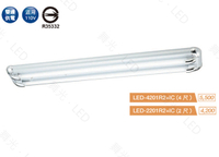 【燈王的店】舞光 LED T8 2尺 雙管 美術型 日光燈具+電子開關+小夜燈 燈管另購 LED-2201R2+IC