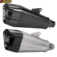 51mm Universal Motorcycle Exhaust for Sprint 150 Z900 SV650 450SR CB400 Z800 FZ8 CBR300 MT07 MT09 R6 CB1000R CRF1000L CRF1100L