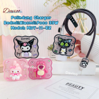 Pelindung Charger For REDMI/XIAOMI/POCO 33W | Set 5 Item Motif Kartun Bahan TPU Pelindung Kabel Char