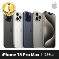【Apple】S 級福利品 iPhone 15 Pro Max 256G(6.7吋)藍色鈦金屬