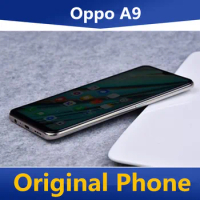 Original Oppo A9 4G LTE Mobile Phone Helio P70 Octa Core Android 9.0 6.53" 2340x1080 6GB RAM 128GB ROM 16.0MP Fingerprint OTA