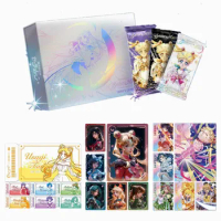 2023 New Anime Sailor Moon Silver Crystal Collection Cards Goddess Story Full Flash Special Edition Cards Children's Toys Gifts