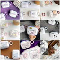 Fashion Cute Cover for Airpods Case for AirPods Pro 2 Case Creative Cartoon Animals Protective Funda Box Airpods 3 Cover Chain