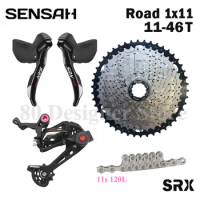SENSAH 11s SRX PRO 1x11 Speed, 11s Road Groupset, R/L Shifter + Rear Derailleurs, gravel-bikes Cyclo-Cross drop bar road bike