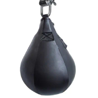 Leather Boxing Punching Bag, Speedball Ceiling Ball, Sport Speed Bag, Punch Exercise, Fitness Training Ball, 2019