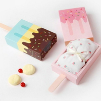 萬聖節繽紛粉藍巧克力冰棒抽屜式禮物盒 西點盒 餅乾盒【BlueCat】【JI1933】