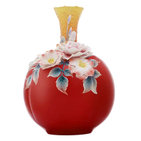 【中港法藍瓷】繽紛幸福 花瓶