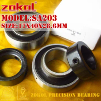 ZOKOL bearing SA203 Pillow Block Ball Bearing 17x40x28.6mm