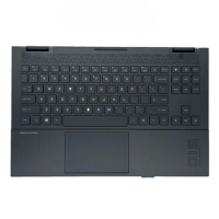 New For HP OMEN 15-EK 15-AND Palmrest Case w/ US Keyboard Touchpad M00667-001