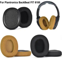 1 Pair Headphone Cushions Replaceable Elastic Sponge Gaming Headset Pads for Plantronics BackBeat FIT 6100 Protective Sleeve