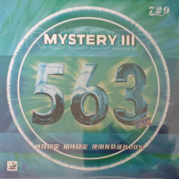 729 563 MYSTERY III (MYSTERY-3, MYSTERY 3, MYSTERY3) Half Long Pips-Out Table Tennis (PingPong) Rubber with Sponge