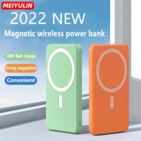 10000mAh Magnetic Power Bank 22.5W PD Wireless Fast Charging Powerbank External Auxiliary Battery For IPhone 15 Xiaomi Samsung