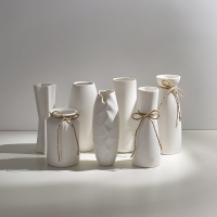 【陶瓷花瓶-鳳陽】北歐 白色 陶瓷花瓶 磨砂款 居家裝飾 花器 拍照 道具 乾燥花瓶 畢業 禮物 家居裝飾