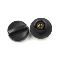 2pcs Black chainsaw Knob/air filter nut With Rubber Washer Fit For 4500 5200 5800 Chainsaw
