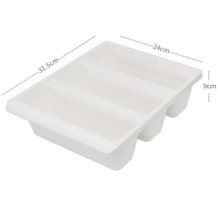 三格立式塑膠收納鞋架 鞋盒 鞋托架 整理架 鞋櫃（米白色）#DADADI