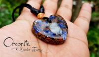 ORGONITE SCALAR ENERGY PENDANT + 7 CHAKRA(TRIPLE POWER) - TYPE 3