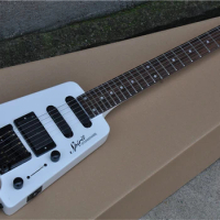 Steinberger, Headless Electric Guitar, Floyed Rose Bridge, White Color, Mahogany Body, 6 String Guitar