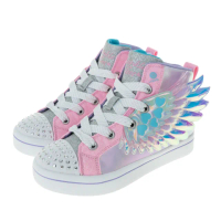 【SKECHERS】女童系列燈鞋 TWI-LITES 2.0(314453LPKMT)