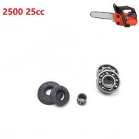 Crankshaft Oil Seal Grooved Ball Needle Bearing Kit For 2500 25CC 25.4CC Mini Chainsaw Zenoah G2500 TOPSUN Anova STIGA Zomax