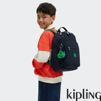 Kipling 藍綠拼接機能手提後背包-SEOUL S