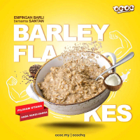 OCOC Barley Flakes On The Go - Makanan Sehat Instan untuk Kulit Berseri - Breakfast, Healthy, Food