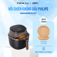 Nồi chiên không dầu Philips NA342/00 7.2 lít Menu nấu đa dạng Công nghệ RapidAir Plus - Bảo hành 24 