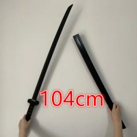 1:1 Gun Kimetsu No Yaiba Sword Sword Zoro Cosplay Sword Ninja Samurai Props Model Decoration 104cm
