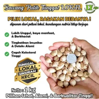 LY Aja Bawang Putih Tunggal Lanang Lokal 1 Kg Premium Super Jumbo Sedang Kecil Kecil