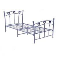 Children's single metal frame for kids bed simple bedroom furniture youth bed