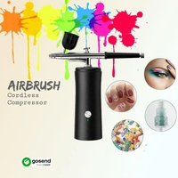 Portable Compressor Mini Airbrush Spray Nano Mist Spray Oxygen Injector Semprotan Cat Air Brush