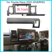 10.1inch android 2din Car Radio Frame For Toyota Hiace Quantum Ventury H200 RHD 2004-2018 big screen Radio Audio Dash Fitting