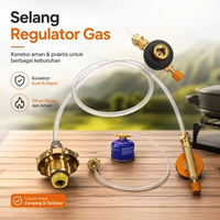 Selang Regulator Gas Kaleng Propane Butane Hi Cook Refill Set Outdoor YTM-77