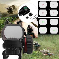 Tactical Reflex Sight Red Dot Sight Track Installation Outdoor Hunting Live Shooter Game Holographic Sight for Glock