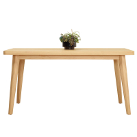 【AT HOME】4.3尺松木實木餐桌/工作桌/洽談桌 北歐簡約(絲帕)
