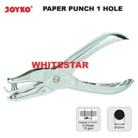 paper punch / pelubang / plong kertas 1 hole / lubang pervorator joyko