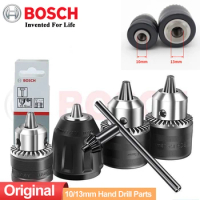 Bosch Original Electric Drill Chuck Self-Locking Key Wrench 10/13mm Hand Drill Parts GBM 10 13 GSR120-LI Power Tool Accessories