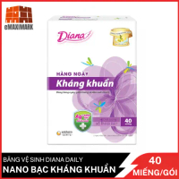 Băng vệ sinh Diana Sensi Hàng Ngày Kháng Khuẩn 40 miếng/gói