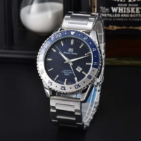 New Luxury Brand Grand Seiko SLGC001G Tentagraph Evolution 9 Collection Steel Strap Chronograph Quartz AAA Watch For Men