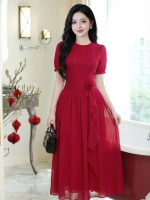 [MIỄN SHIP] MDU4742 Váy Tơ Hàn Cao Cấp – Quyến Rũ Với Gam Màu Đỏ Sang Trọng Dành Cho Nữ