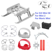 Mini Drone Accessories for DJI Mini SE/Mini 2/Mavic Mini Wing Fan Cover Protective Blade Bumper Propeller Protector Guard Bracke