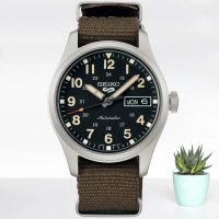 【SEIKO 精工】5 Sports系列 Lineup 復古軍風 機械腕錶 禮物 推薦(SRPJ85K1/4R36-13P0C)