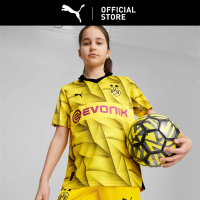 PUMA Kaos Jersey Youth Borussia Dortmund 23/24 Third Cyber Yellow-Black